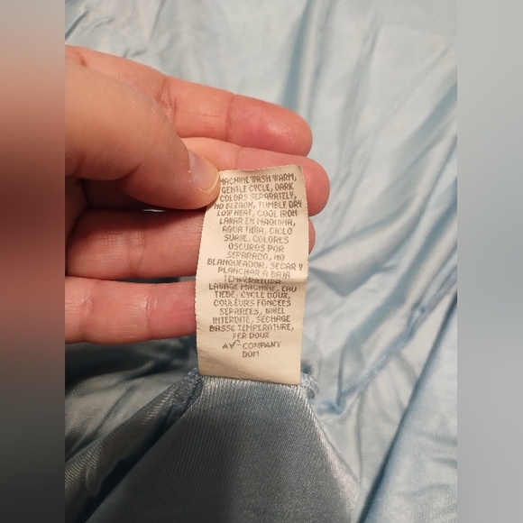 Elegant Blue Lace Trim Nightgown - Picture 8 of 10